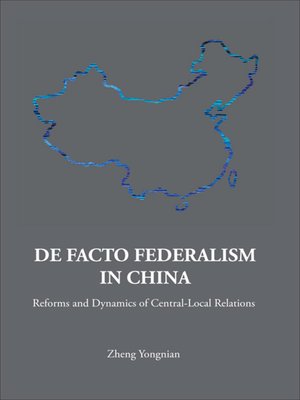 cover image of De Facto Federalism In China
